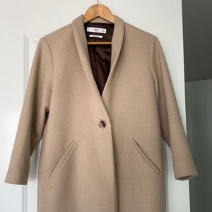 Mango Wool Blend Coat (XS)